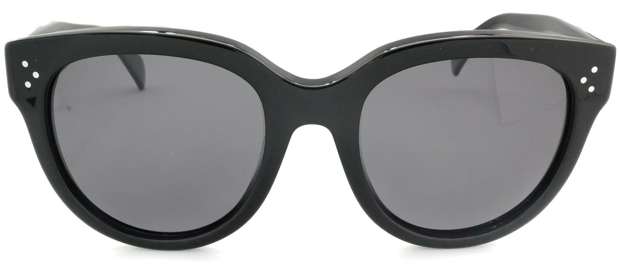 Alexander Daas - Celine 41755/s Audrey Large Sunglasses - Black & Smoke - Front View