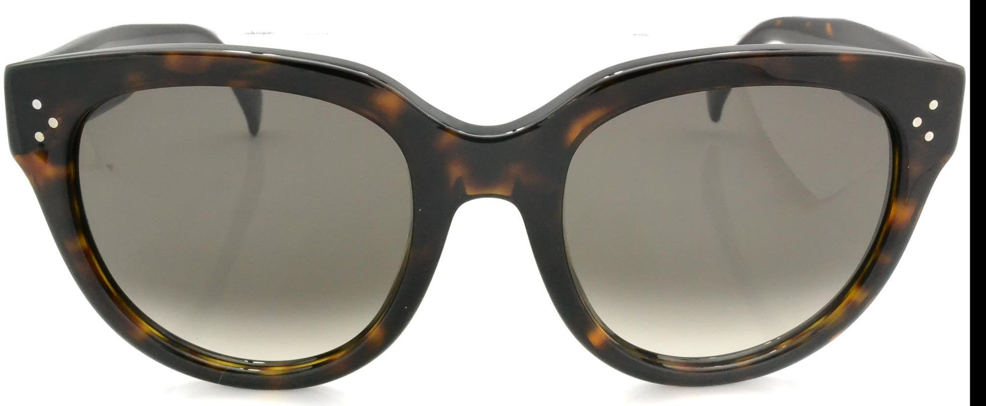 Alexander Daas - Celine 41755/s Audrey Large Sunglasses - Dark Havana - Front View