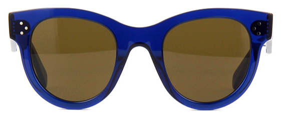 Alexander Daas - Celine CL4003IN Baby Audrey Sunglasses - Blue & Brown Lens - Front View