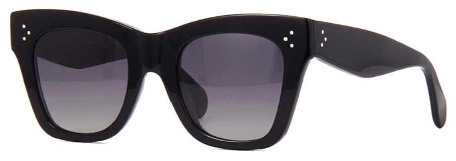 Alexander Daas - Celine CL4004IN Sunglasses - Black & Grey - Side View