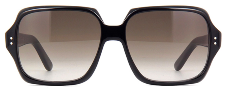 Alexander Daas - Celine CL40074I Sunglasses - Black &amp; Brown - Front View