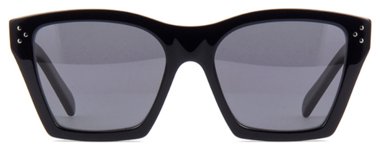 Alexander Daas - Celine CL40090F Sunglasses - Black &amp; Grey - Front View