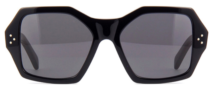 Alexander Daas - Celine CL40104I Sunglasses - Black & Grey - Front View