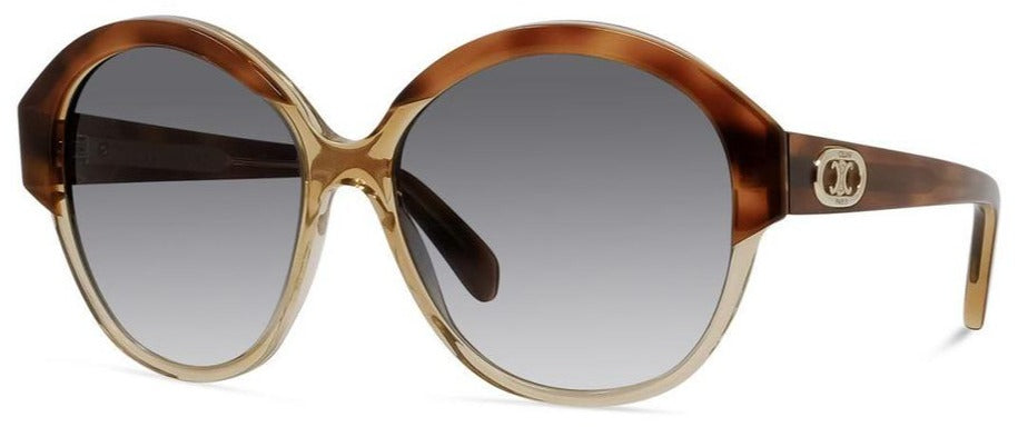 Alexander Daas - Celine CL40154I 46B Sunglasses - Dark Havana - Side View