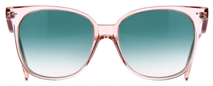 Alexander Daas - Celine CL4022FN Sunglasses - Shiny Pink &amp; Gradient Blue - Front View