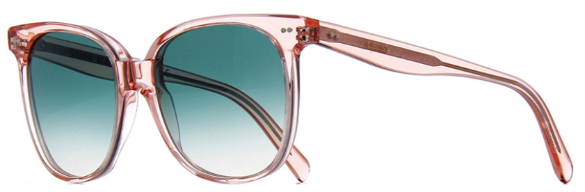 Alexander Daas - Celine CL4022FN Sunglasses - Shiny Pink & Gradient Blue - Side View