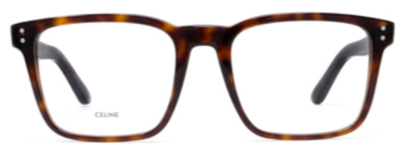 Alexander Daas - Celine CL50030I Eyeglasses - Shiny Dark Havana - Front View