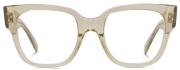 Alexander Daas - Celine CL50066I Eyeglasses - Shiny Lime Transparent - Front View