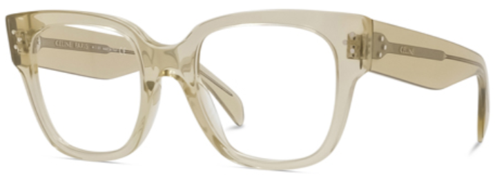 Alexander Daas - Celine CL50066I Eyeglasses - Shiny Lime Transparent - Side View