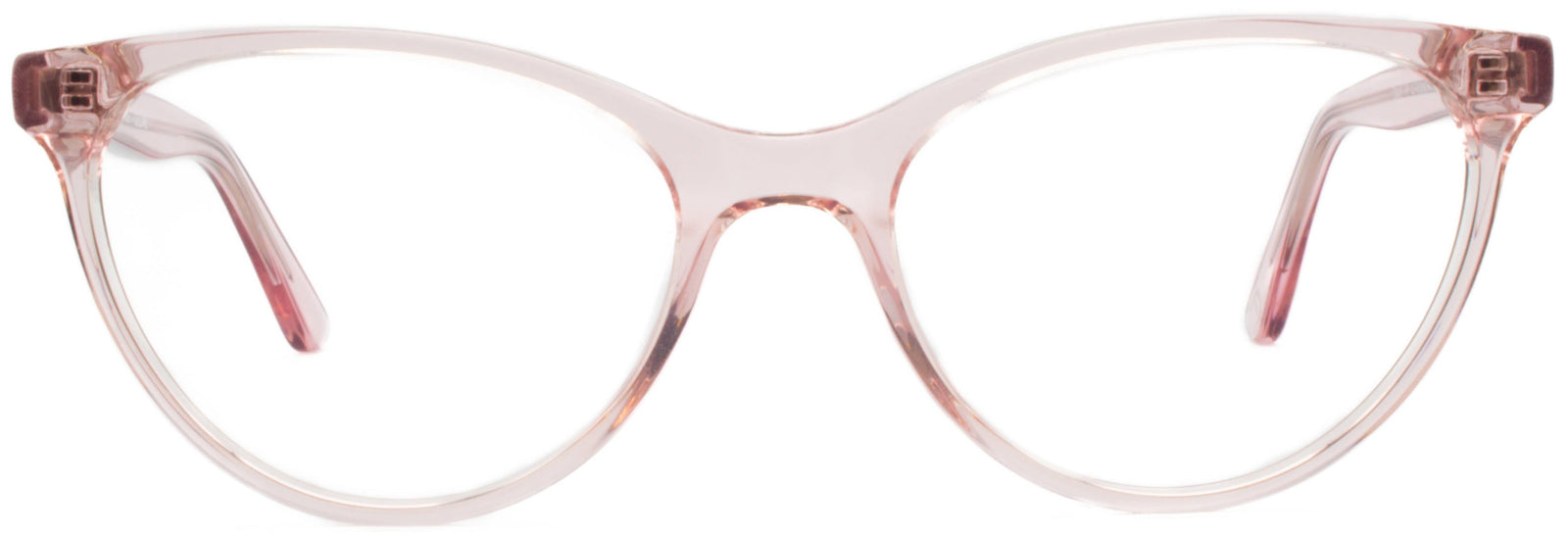 Alexander Daas - Celine Eyeglasses - Clear Rose - Front View