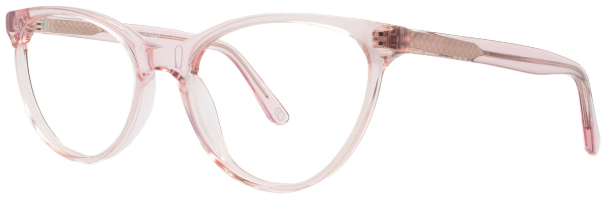 Alexander Daas - Celine Eyeglasses - Clear Rose - Side View