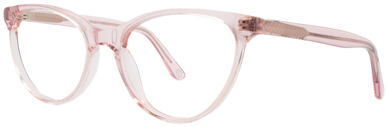 Alexander Daas - Celine Eyeglasses - Clear Rose - Side View