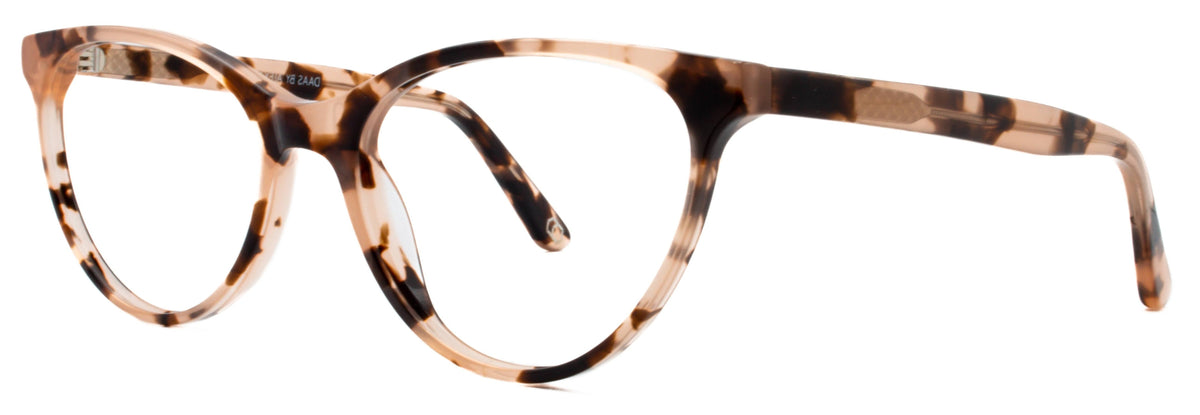 Alexander Daas - Celine Eyeglasses - Peach Tortoise - Side View