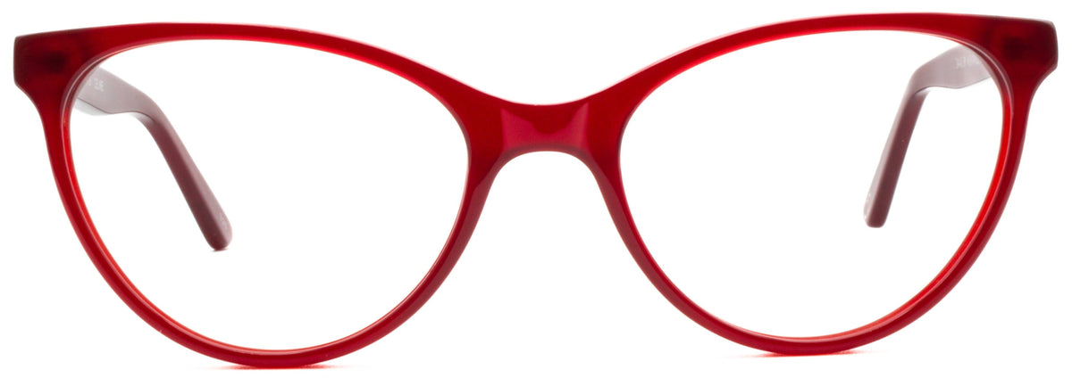 Alexander Daas - Celine Eyeglasses - Wine - Front View