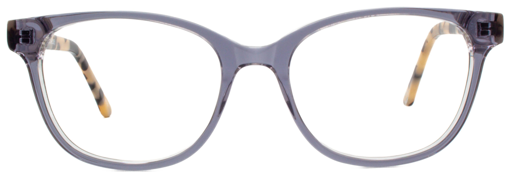Alexander Daas - Chloe Eyeglasses - Grey Tortoise - Front View