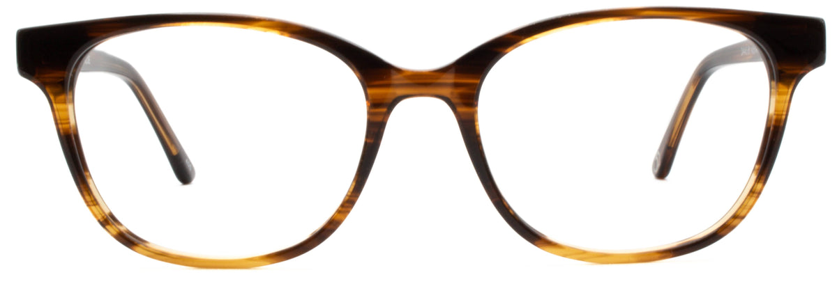 Alexander Daas - Chloe Eyeglasses - Straited Tortoise - Front View