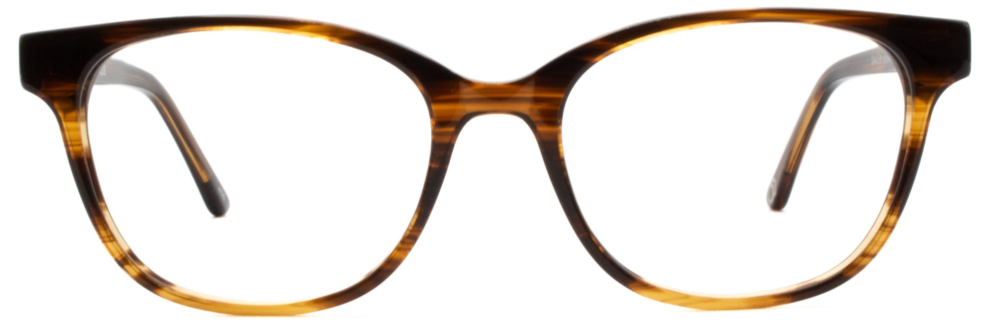 Alexander Daas - Chloe Eyeglasses - Straited Tortoise - Front View