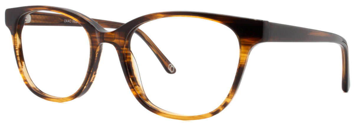 Alexander Daas - Chloe Eyeglasses - Straited Tortoise - Side View