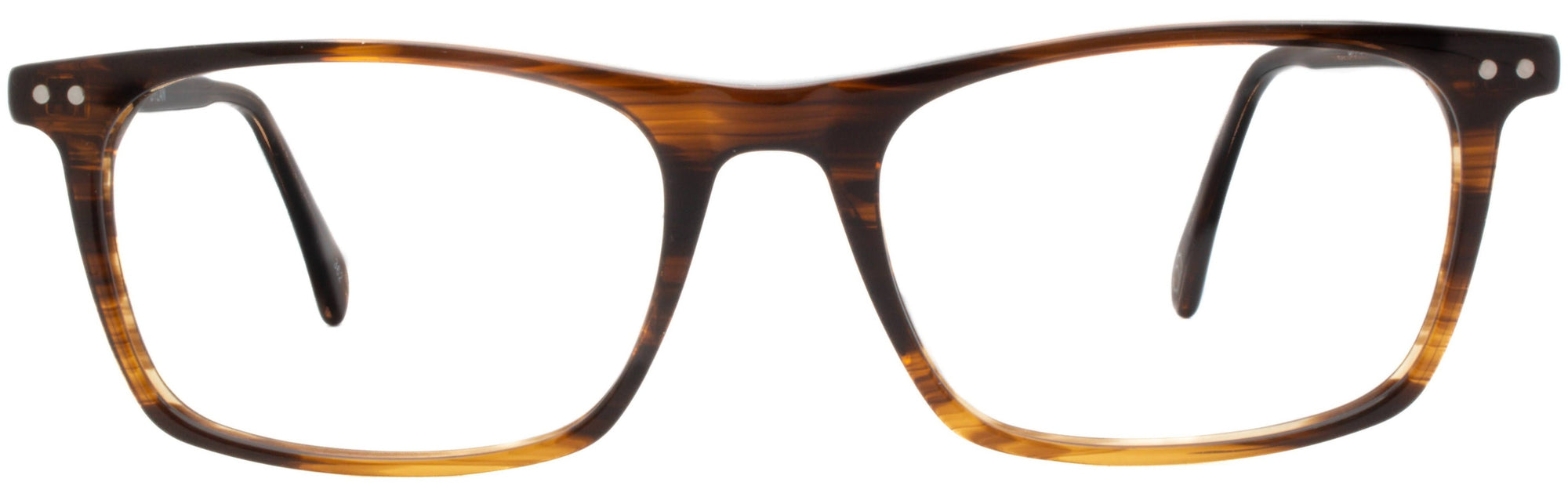 Alexander Daas - Dylan Eyeglasses - Striated Tortoise - Front View