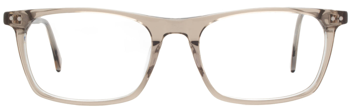 Alexander Daas - Dylan Eyeglasses - Transparent Taupe - Front View