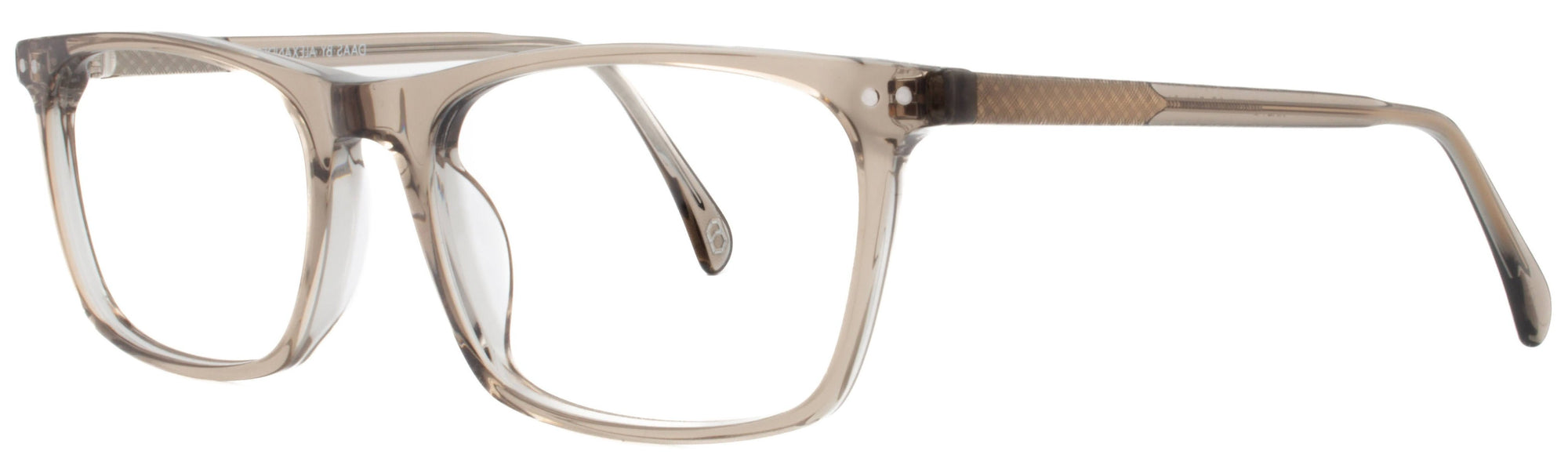 Alexander Daas - Dylan Eyeglasses - Transparent Taupe - Side View