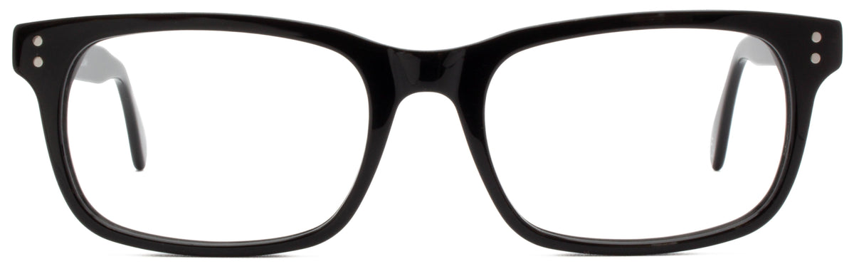 Alexander Daas - Elijah Eyeglasses - Black - Front View