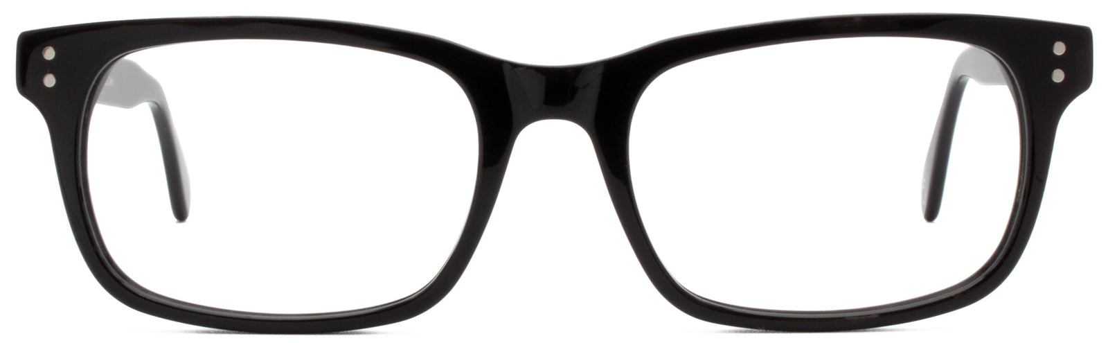 Alexander Daas - Elijah Eyeglasses - Black - Front View