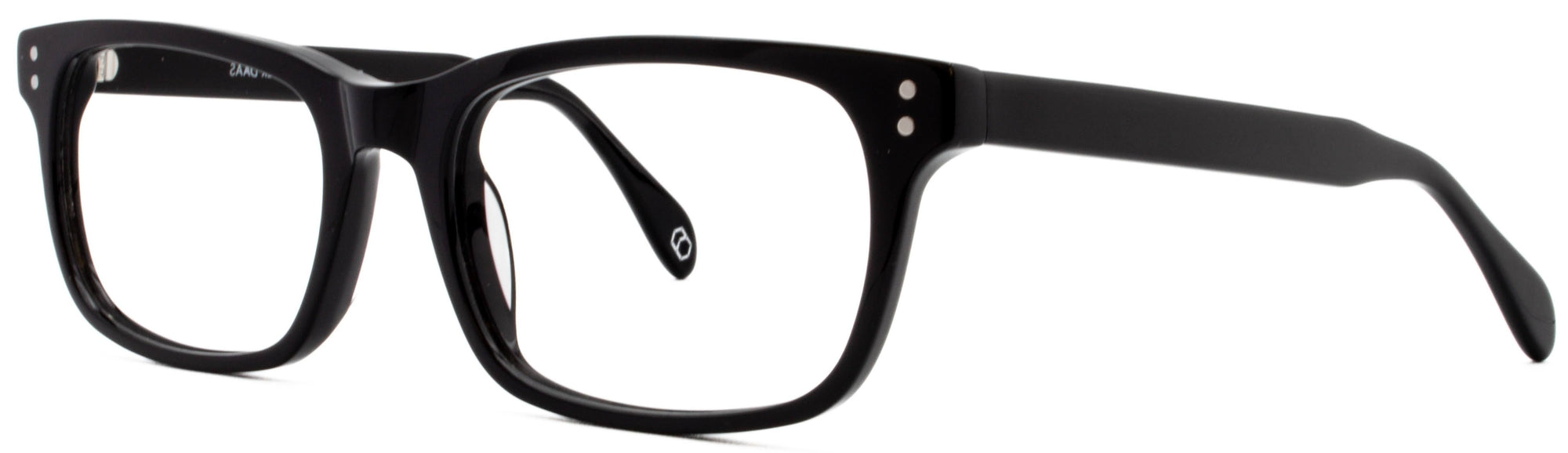 Alexander Daas - Elijah Eyeglasses - Black - Side View