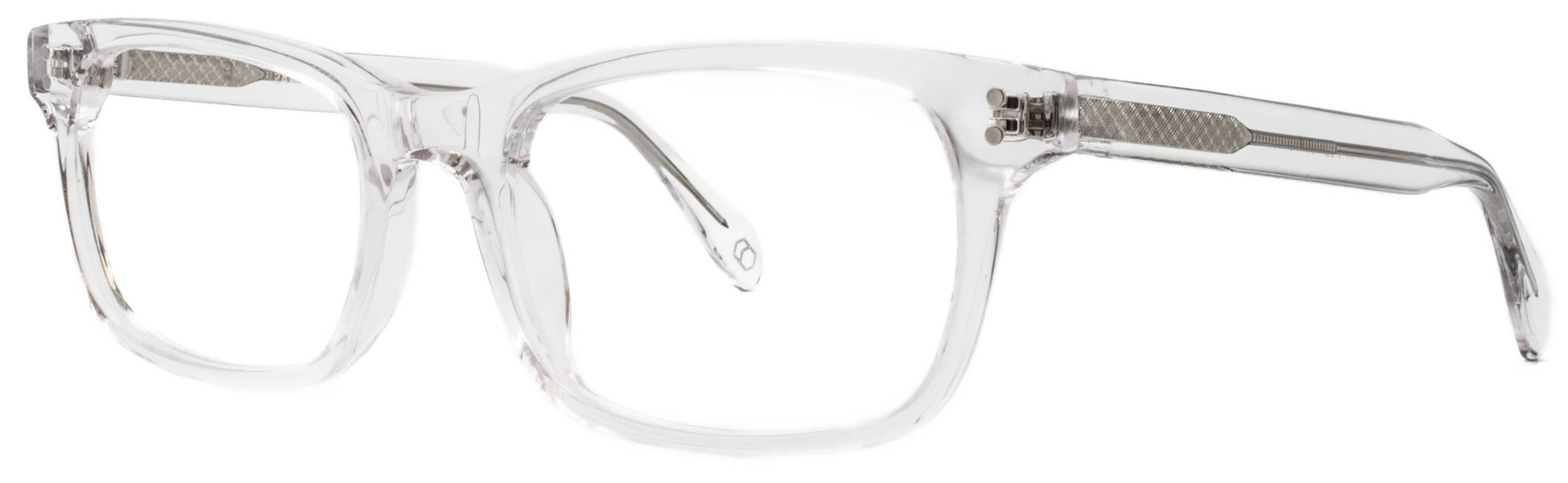 Alexander Daas - Eligah Eyeglasses - Crystal - Side View