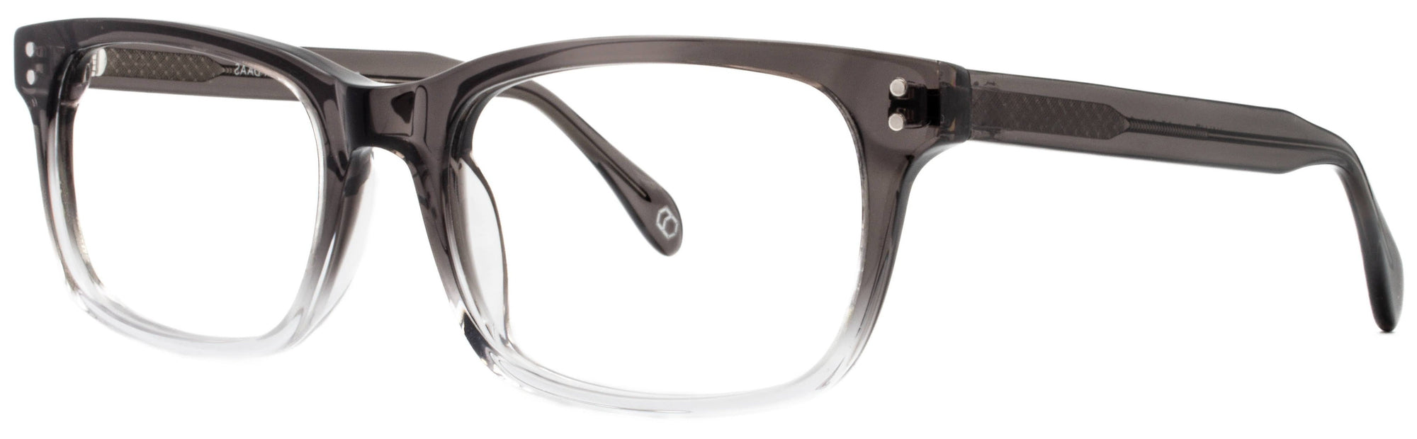 Alexander Daas - Elijah Eyeglasses - Gray Fade - Side View