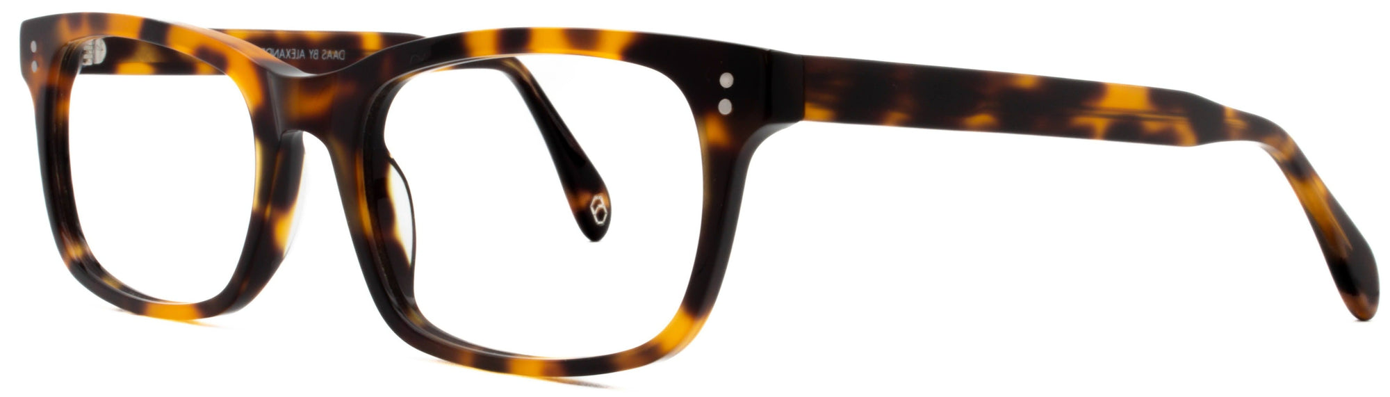 Alexander Daas - Elijah Eyeglasses - Tortoise - Side View