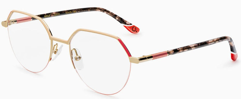 Alexander Daas - Etnia Barcelona Adele Eyeglasses - Golden Coral  - Side View