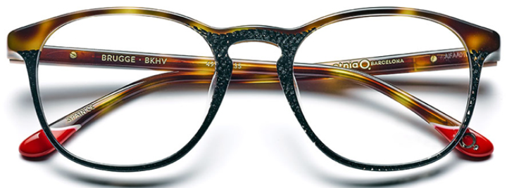 Alexander Daas - Etnia Barcelona Brugge Eyeglasses - Black Havana - Front View