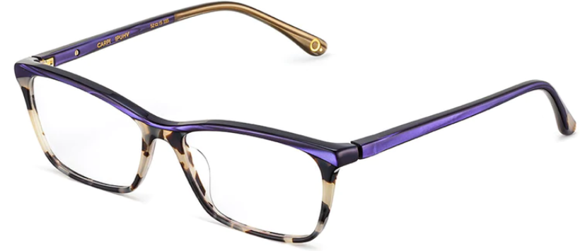 Alexander Daas - Etnia Barcelona Capri Eyeglasses - Purple Havana - Side View