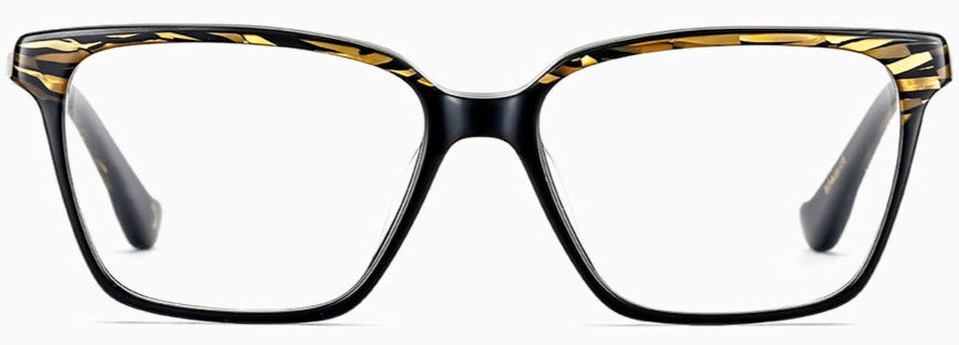 Alexander Daas - Etnia Barcelona Cariboo Eyeglasses - Golden Black - Front View