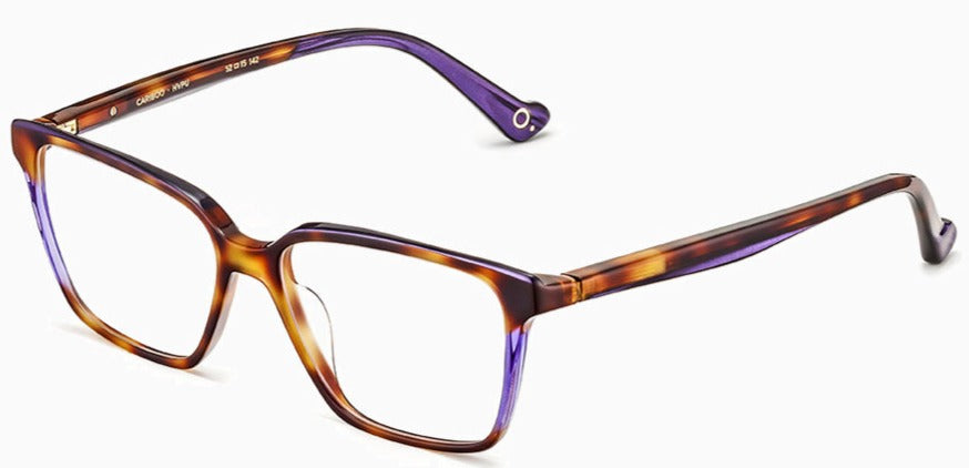 Alexander Daas - Etnia Barcelona Cariboo Eyeglasses - Havana Purple - Side View