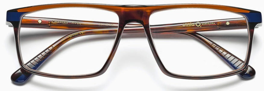 Alexander Daas - Etnia Barcelona Charles Eyeglasses - Havana Blue - Front View