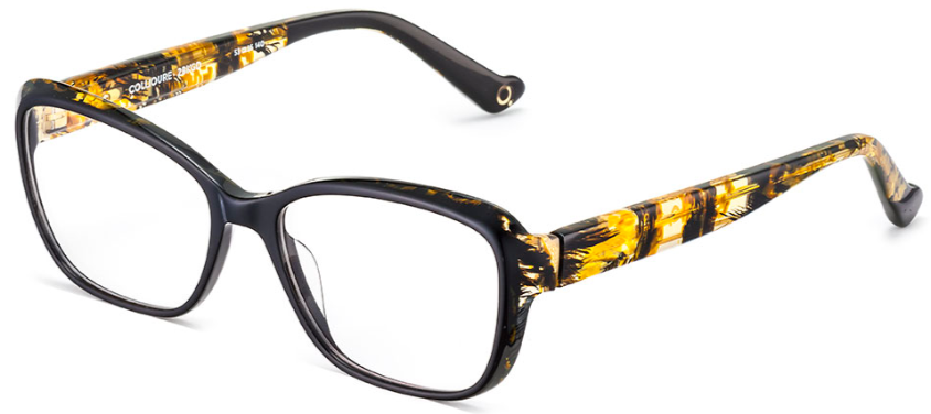 Alexander Daas - Etnia Barcelona Collioure Eyeglasses - Black Golden - Side View