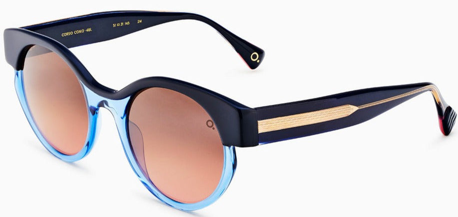Alexander Daas - Etnia Barcelona Corso Como Sunglasses - Blue - Side View