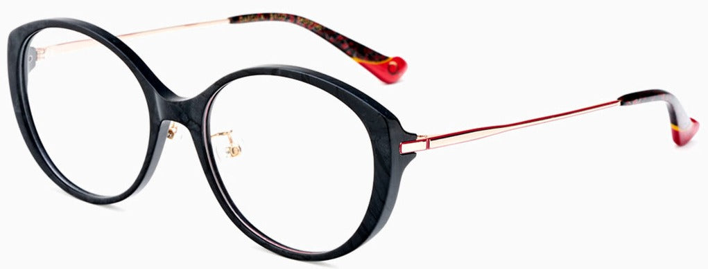 Alexander Daas - Etnia Barcelona Daegu Eyeglasses - Black & Golden - Side View