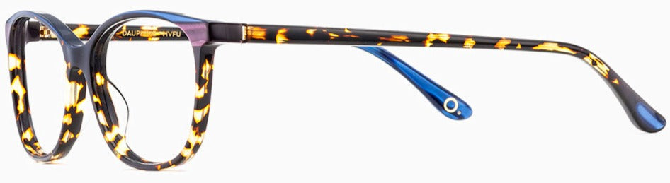 Alexander Daas - Etnia Barcelona Dauphine Eyeglasses - Havana Fuchsia - Side View