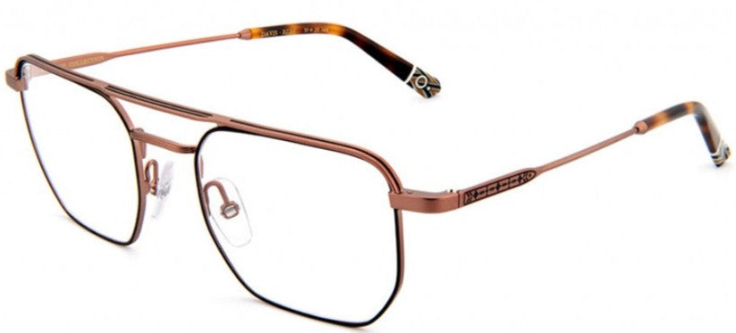 Alexander Daas - Etnia Barcelona Davis Eyeglasses - Bronze &amp; Black - Side View