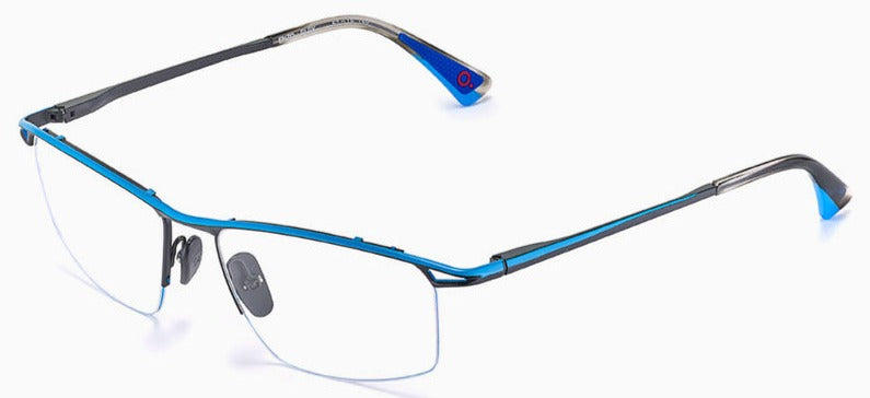 Alexander Daas - Etnia Barcelona Enzo Eyeglasses - Black & Blue - Side View