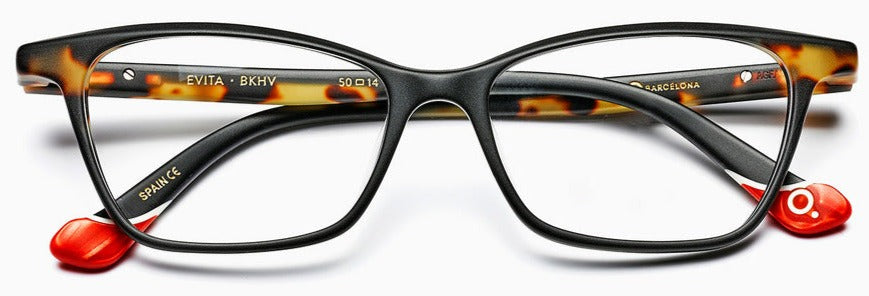 Alexander Daas - Etnia Barcelona Evita Eyeglasses - Black Havana - Front View