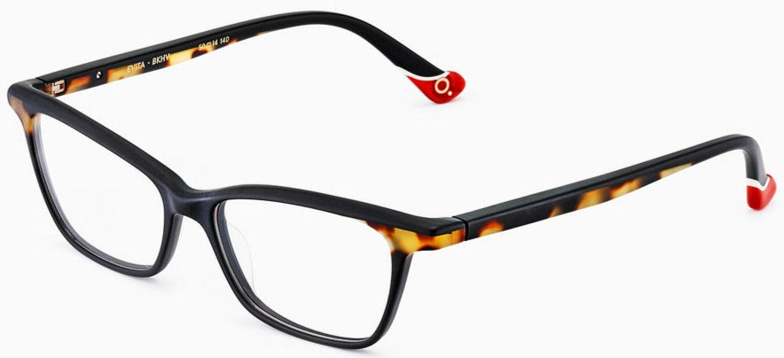 Alexander Daas - Etnia Barcelona Evita Eyeglasses - Black Havana - Side View