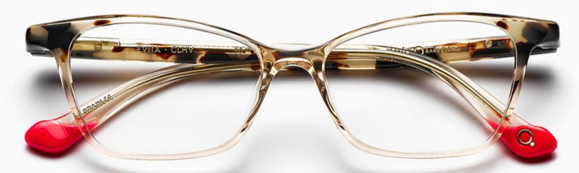 Alexander Daas - Etnia Barcelona Evita Eyeglasses - Clear Havana - Front View