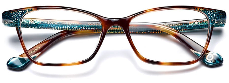 Alexander Daas - Etnia Barcelona Evita Eyeglasses - Havana Blue - Front View