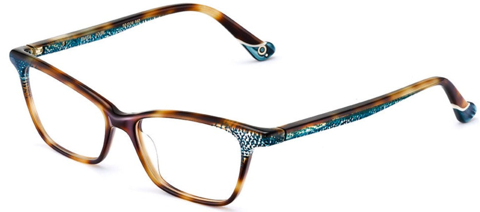 Alexander Daas - Etnia Barcelona Evita Eyeglasses - Havana Blue - Side View