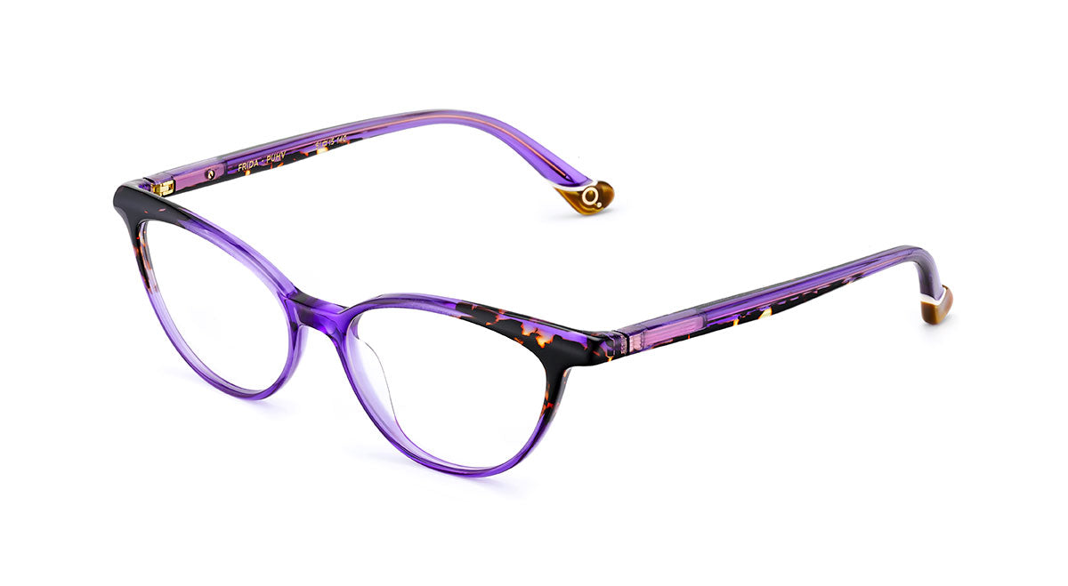 Alexander Daas - Etnia Barcelona Frida Eyeglasses - Havana Purple - Side View