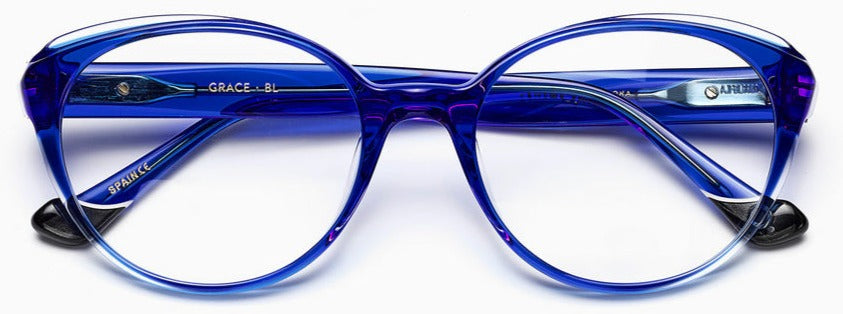 Alexander Daas - Etnia Barcelona Grace Eyeglasses - Blue - Front View